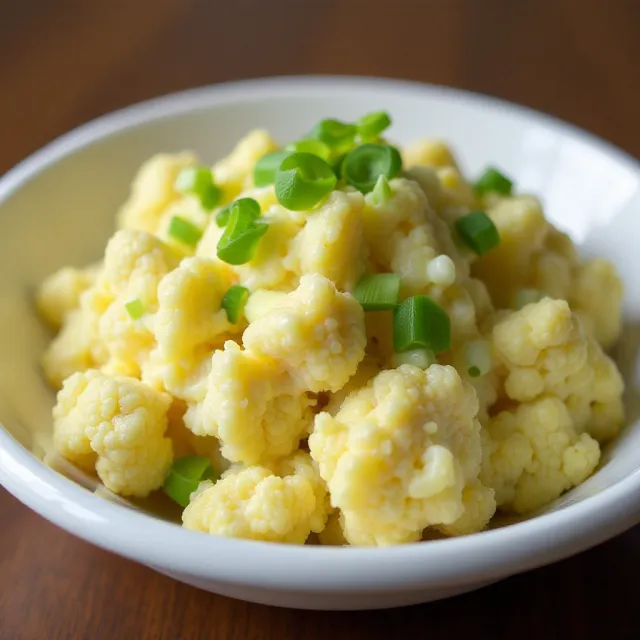 Creamy Cauliflower Egg Salad