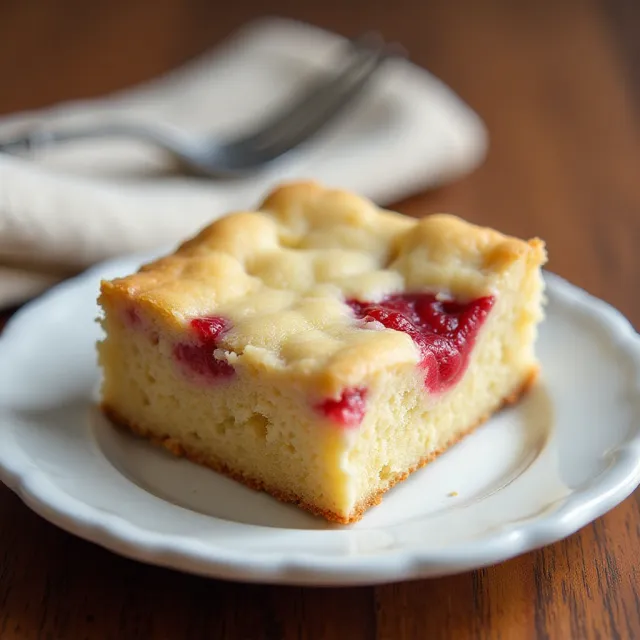 Raspberry-White Chocolate Blondies