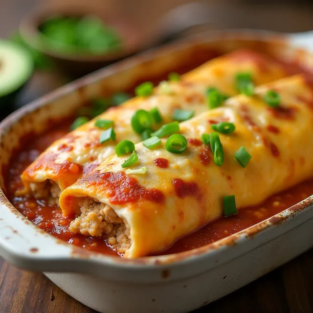 Bacon-Ranch Chicken Enchiladas
