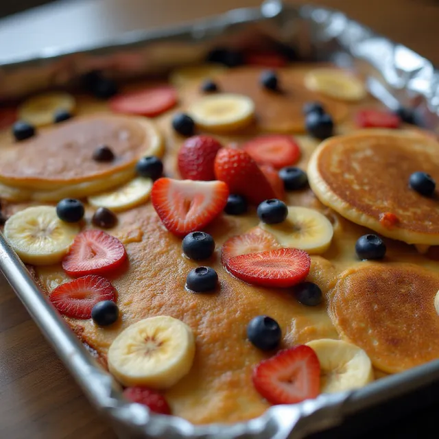 Easy Buttermilk Baking Sheet Pancakes