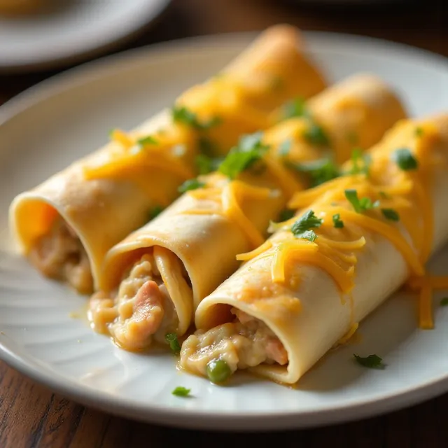 Chicken Enchiladas with Cream of Chicken Soup