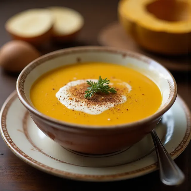 Roasted Acorn Squash Soup