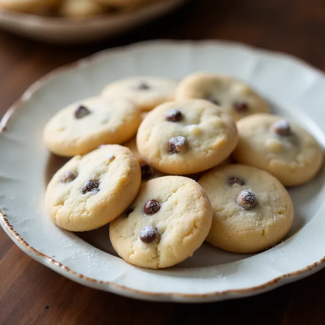 Chocolate Chip Shortbread Cookies II
