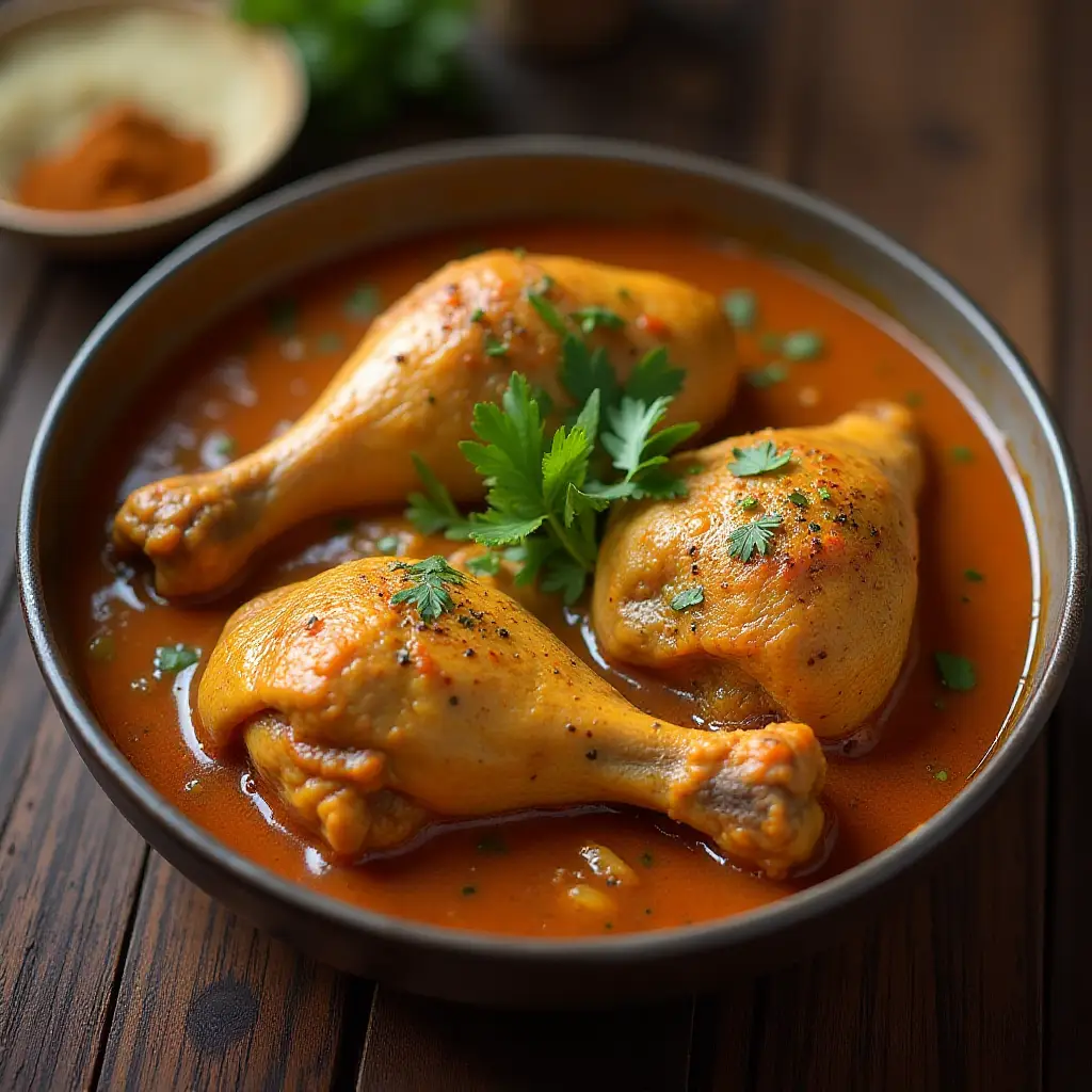 Punjabi Chicken in Thick Gravy