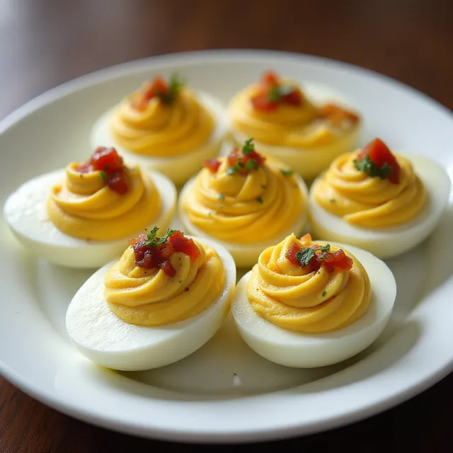BLT Deviled Eggs