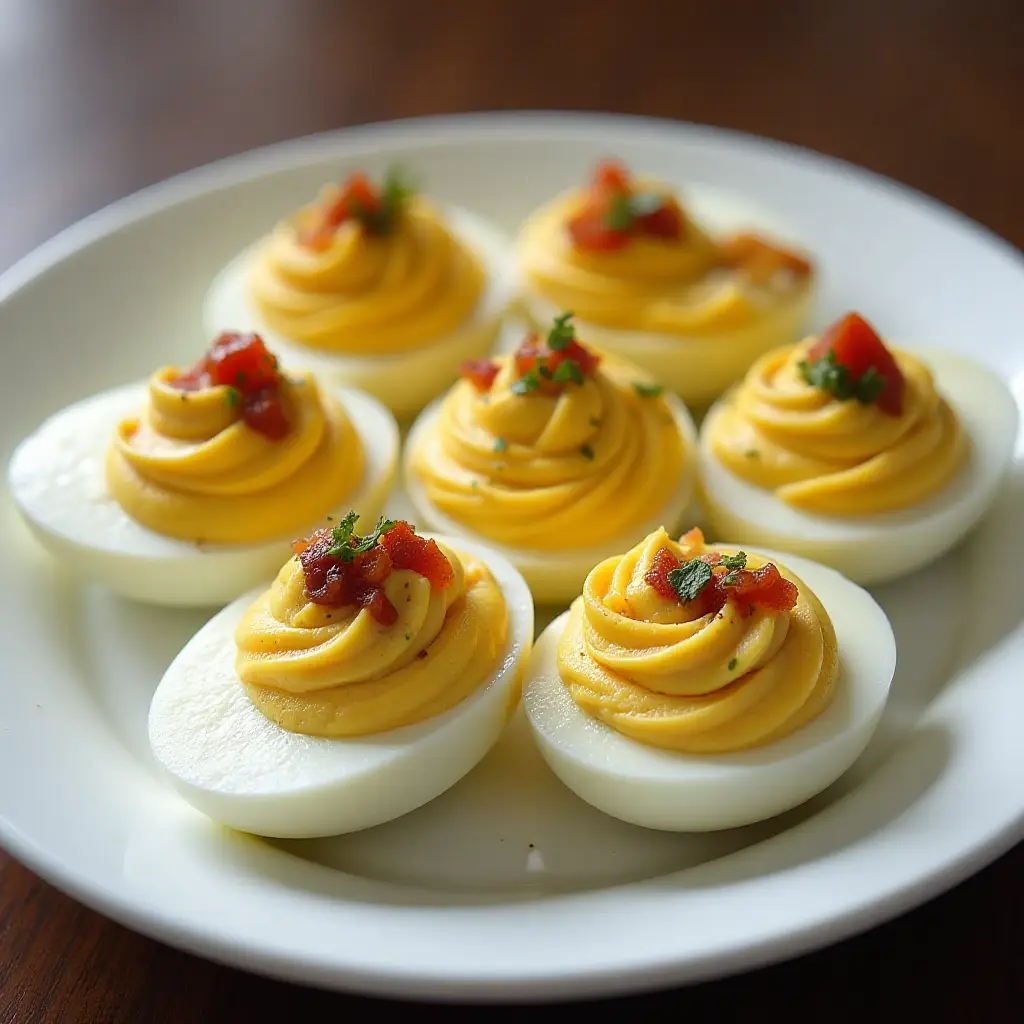 BLT Deviled Eggs