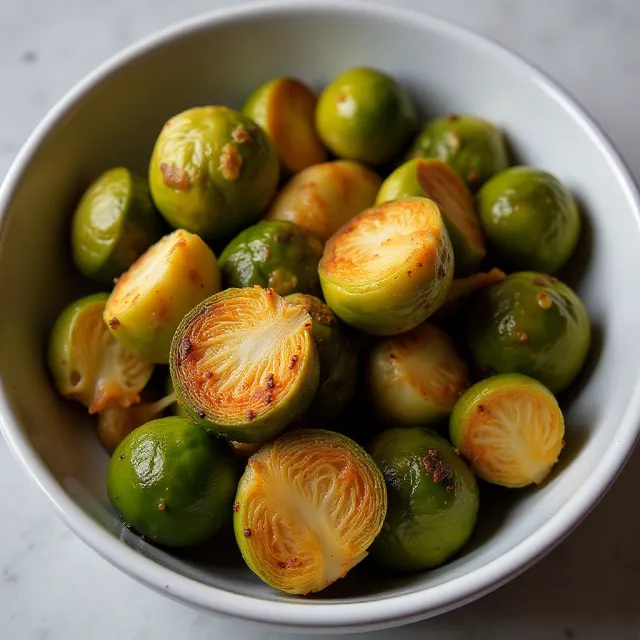 Roasted Buffalo Brussels Sprouts