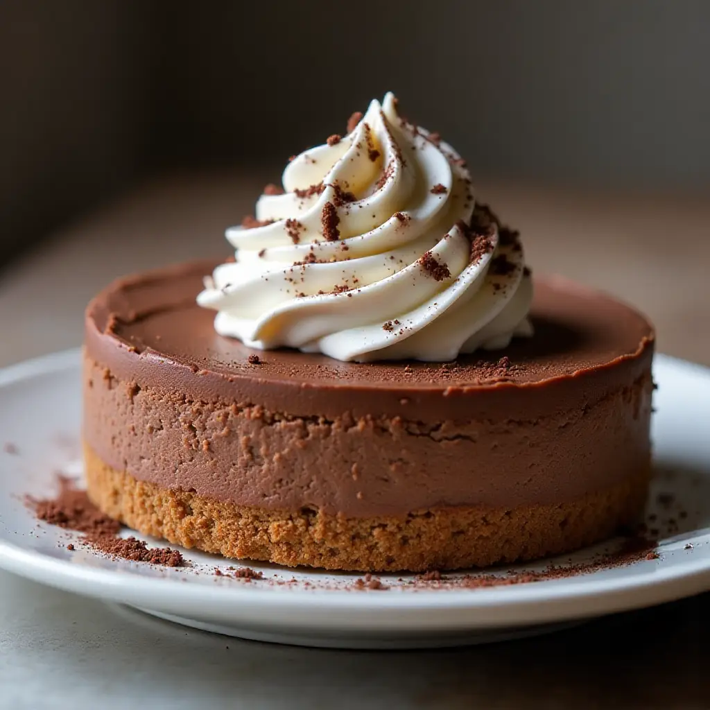 No-Bake Chocolate Cheesecake