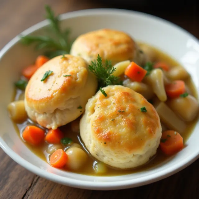 Easy Slow Cooker Chicken and Dumplings