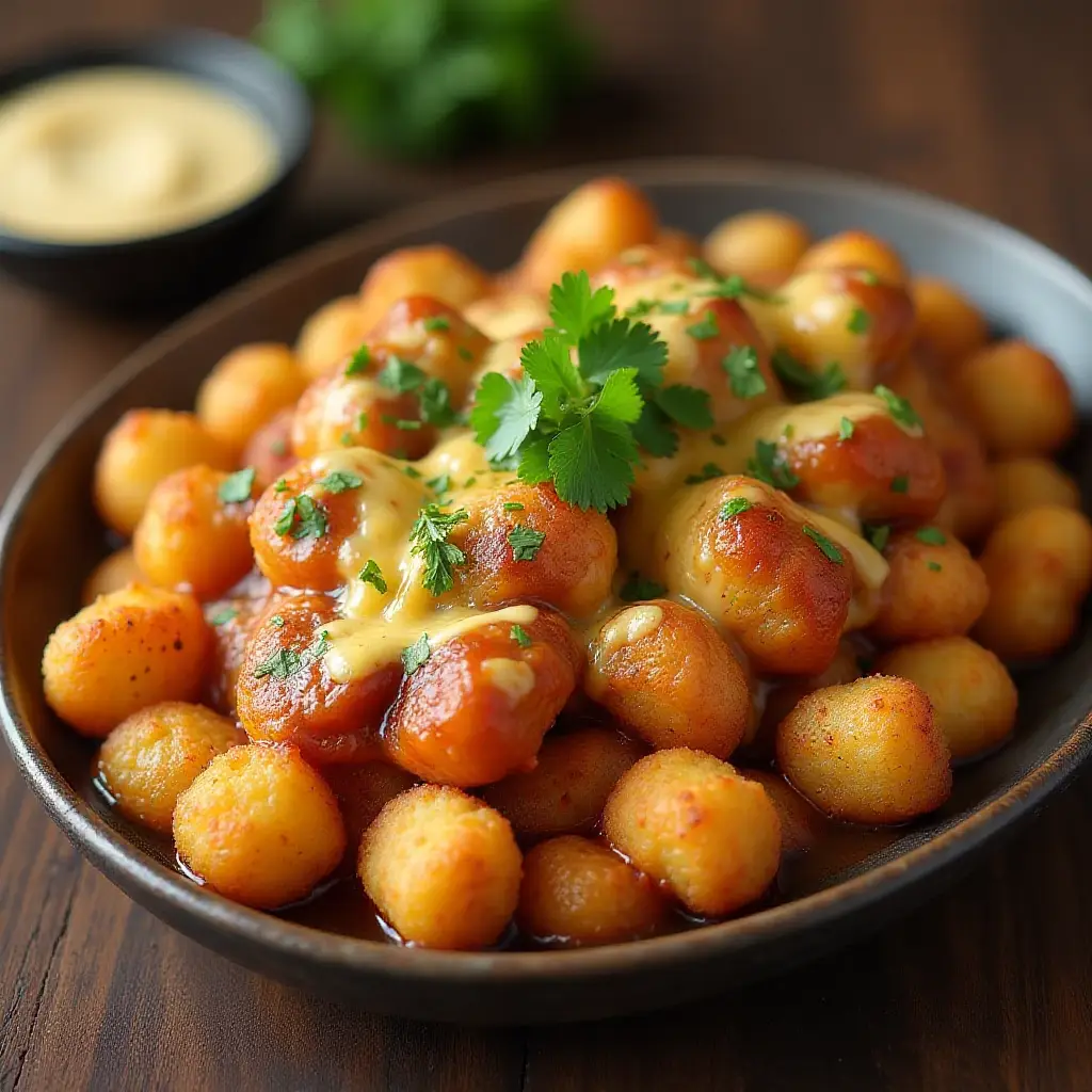 Chicageaux Spicy Smokehouse Tots