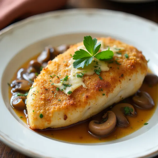 Chicken Marsala Milanese