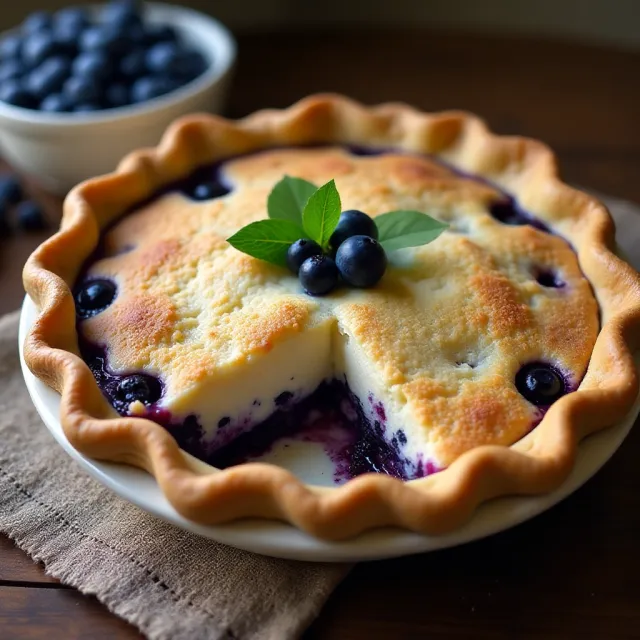 Creamy Blueberry Pie