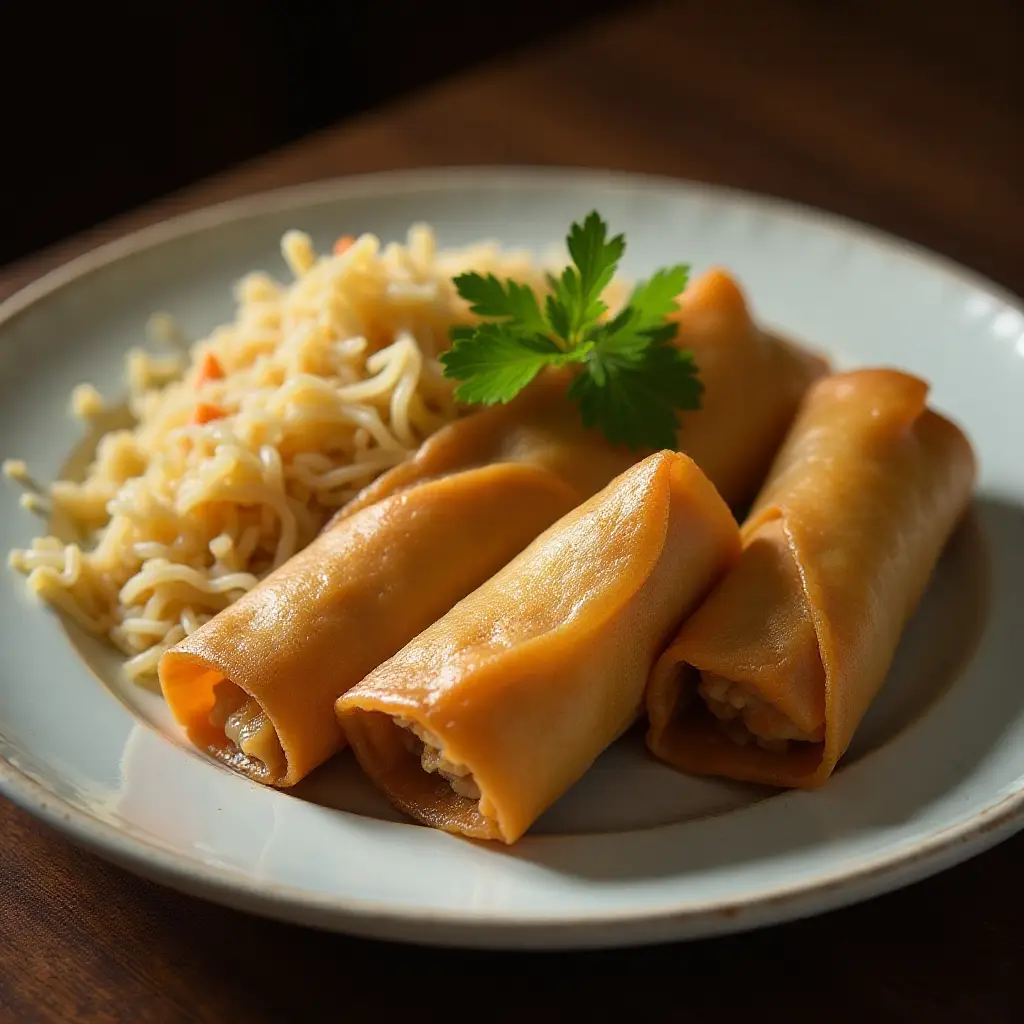 Grandma Nena's Lumpia and Pancit