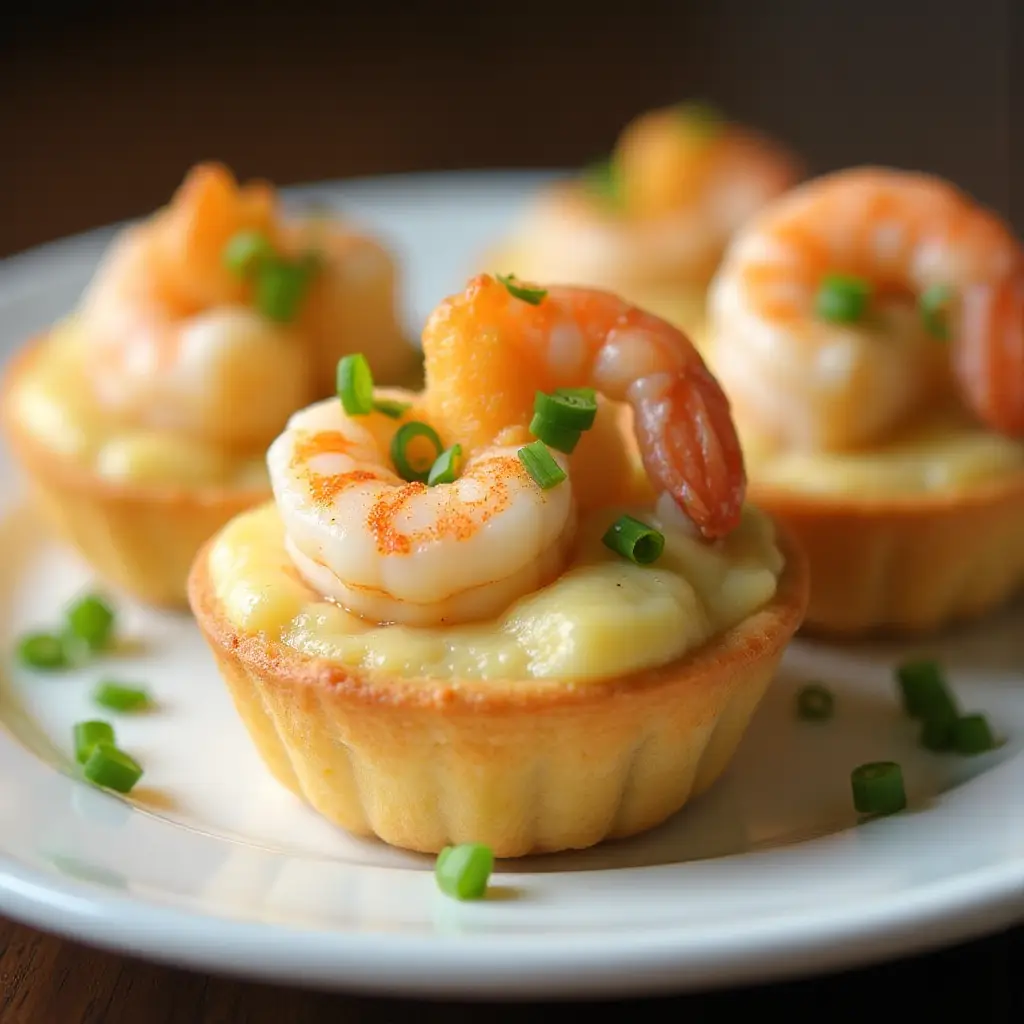 Shrimp Scampi Cheesecake Appetizer