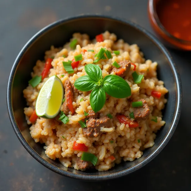 Thai-Inspired Beef Fried Rice