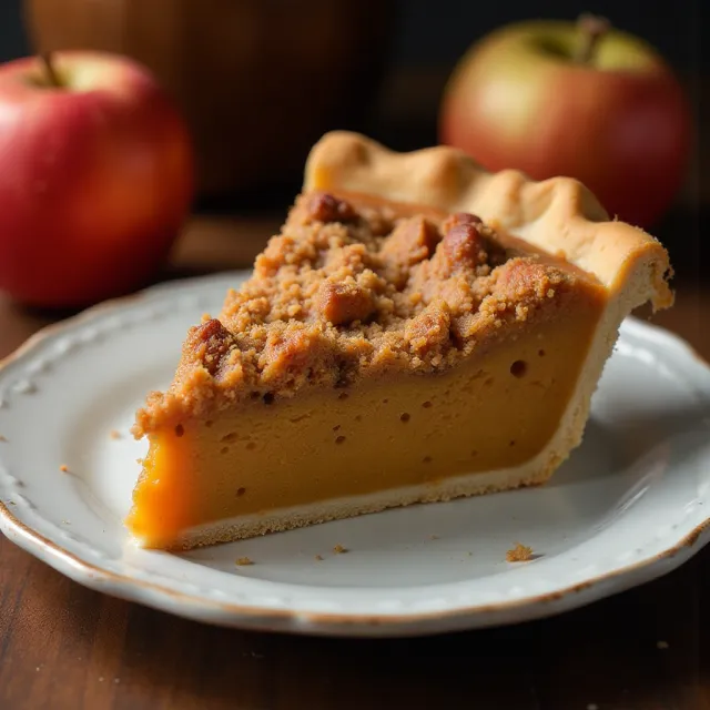 Apple Butter Pumpkin Pie
