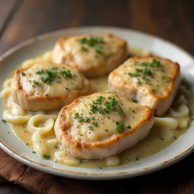 Baked Pork Chops with Cream of Mushroom Soup