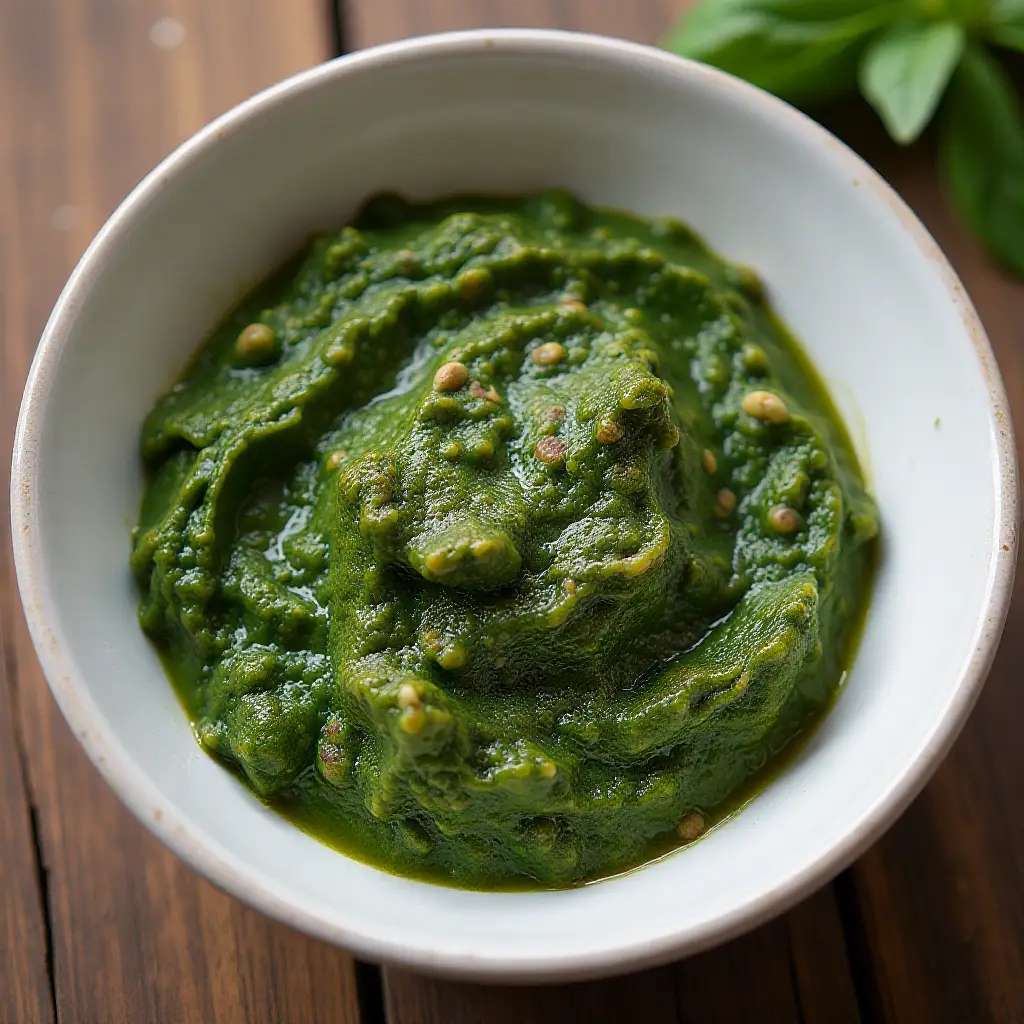 Swiss Chard and Pecan Pesto