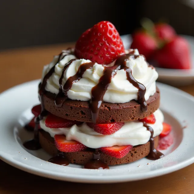 Chocolate Strawberry Shortcake