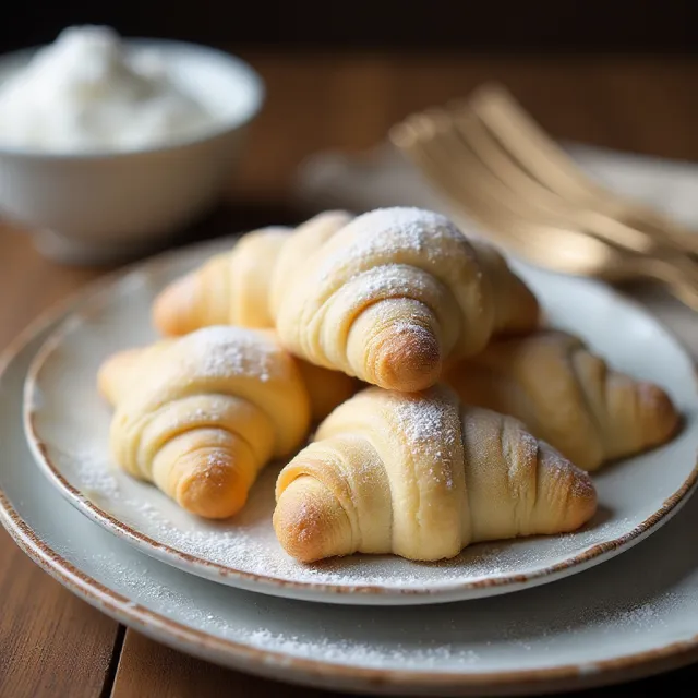 Almond Crescent Cookies