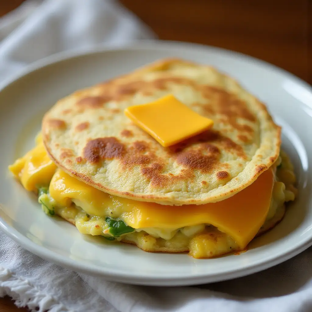 Simple Egg and Cheese Breakfast Quesadillas