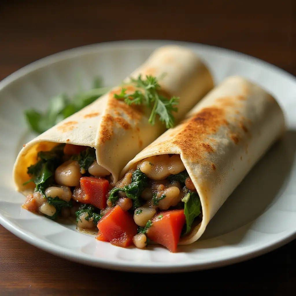 Full-of-Veggies Burritos