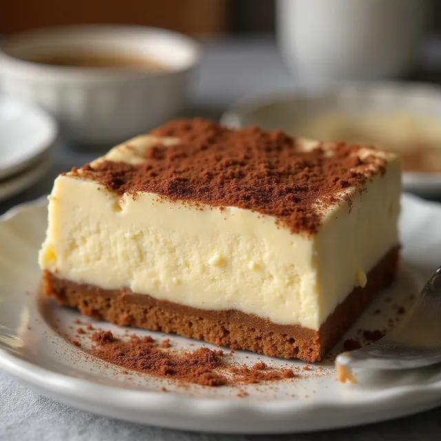 No-Bake Tiramisu Cheesecake