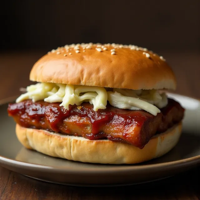 Chef John's Copycat McRib Sandwich