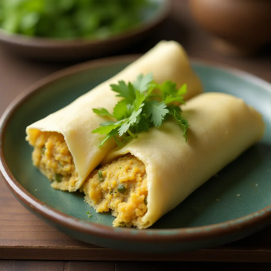 Green Chicken Tamales