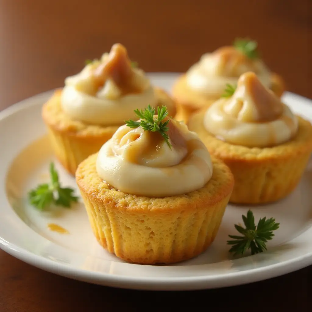 Savory Thanksgiving Cupcakes