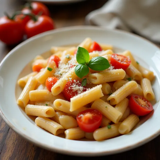 White Bean and Tomato Pasta