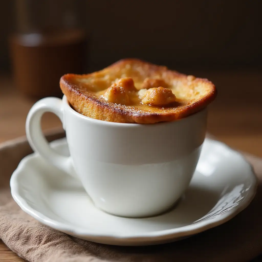 Simple French Toast in a Cup