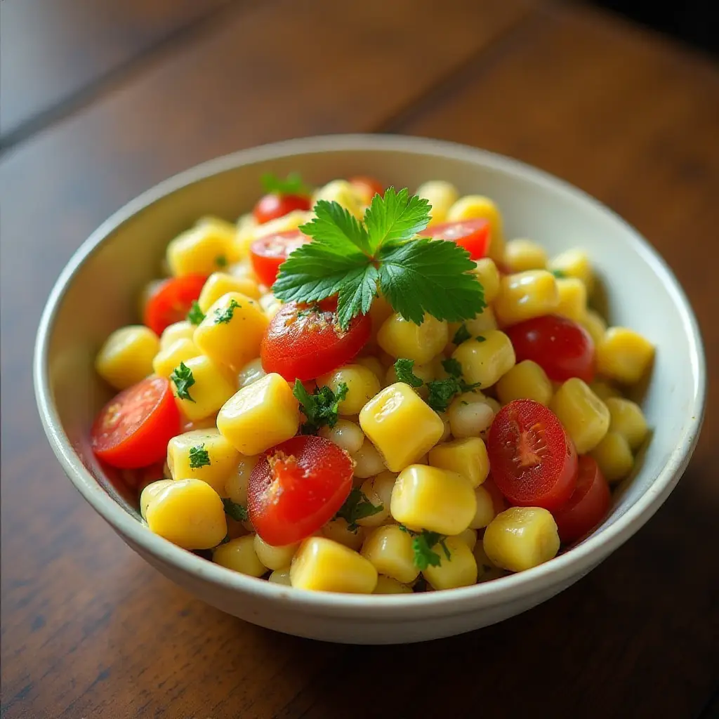 Cilantro Tomato Corn Salad
