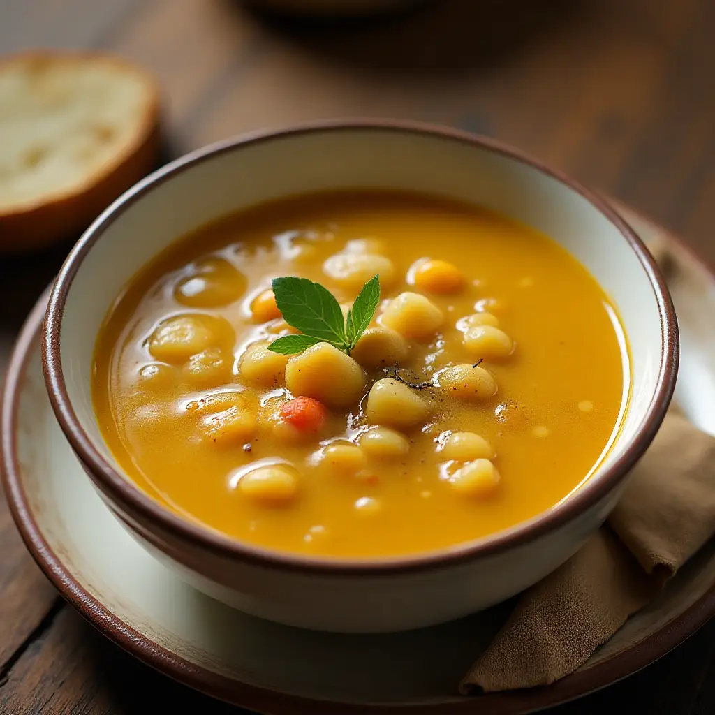 Golden Split Pea Soup