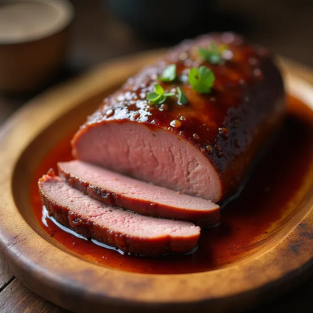 Oven BBQ Beef Brisket