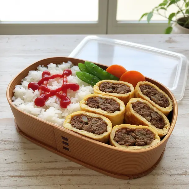 オムバーグ弁当