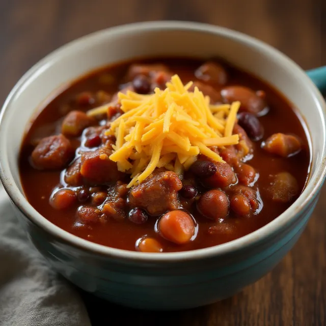 Hearty Ground Beef Chili