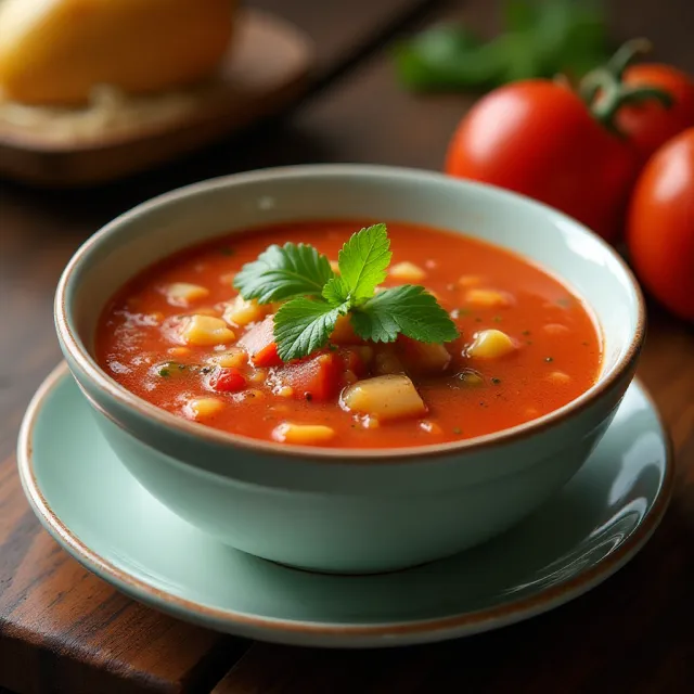 Light and Fresh Mexican Gazpacho