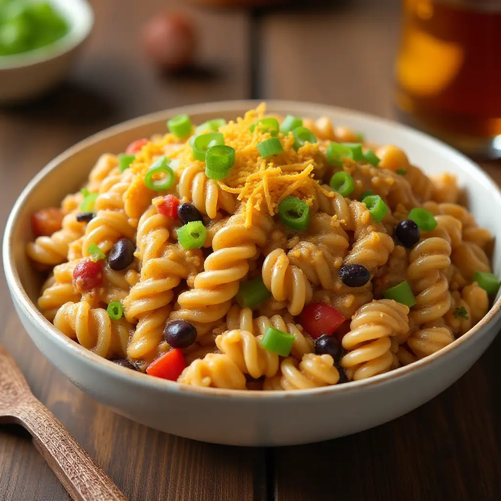 Taco Pasta Salad with French Dressing
