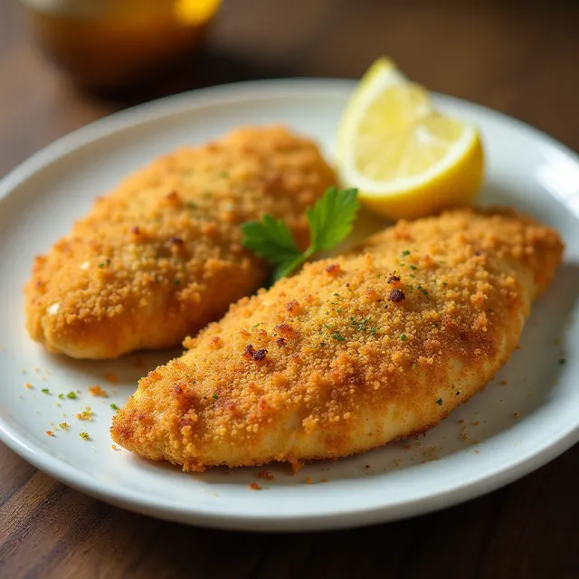 Crispy Panko Chicken Breasts