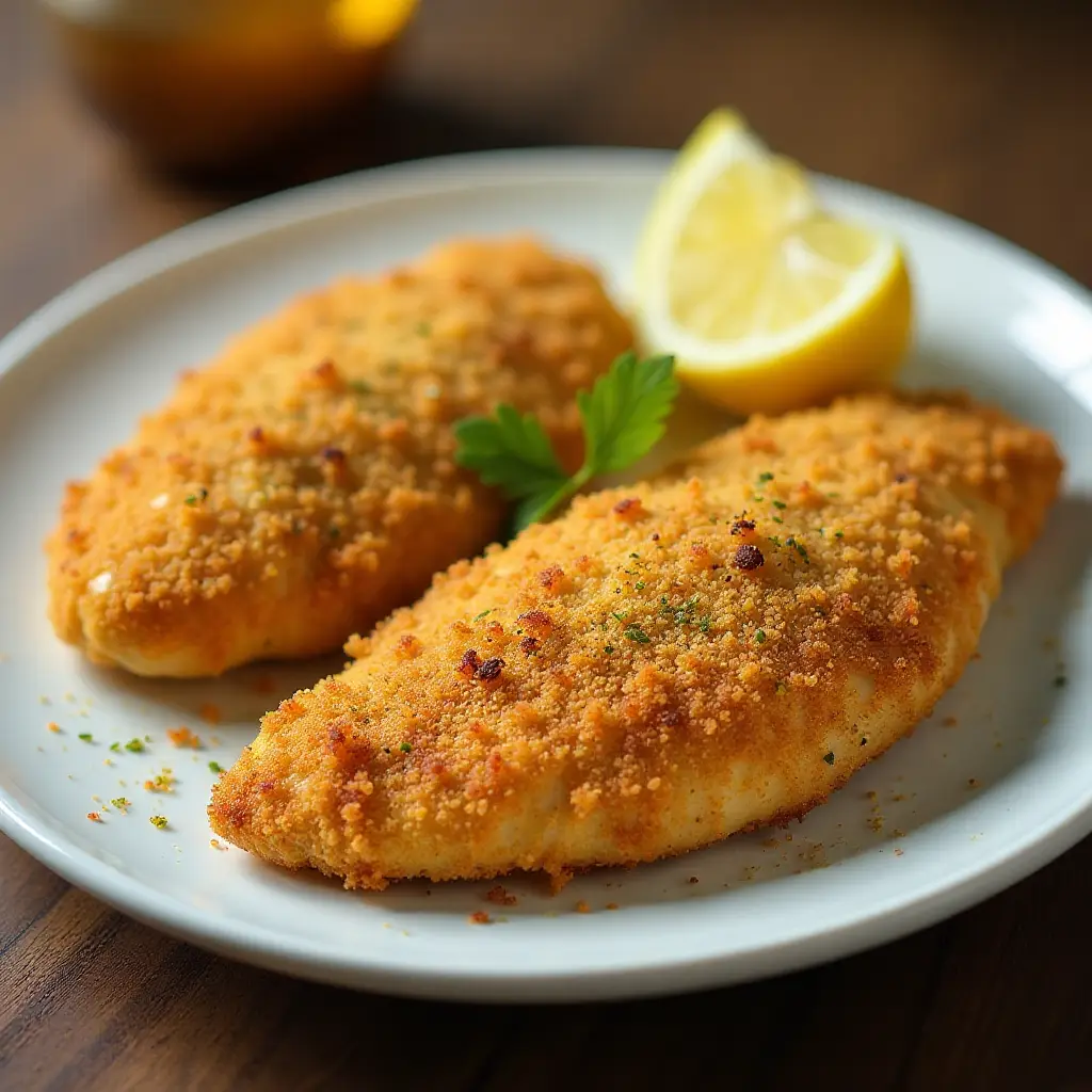 Crispy Panko Chicken Breasts