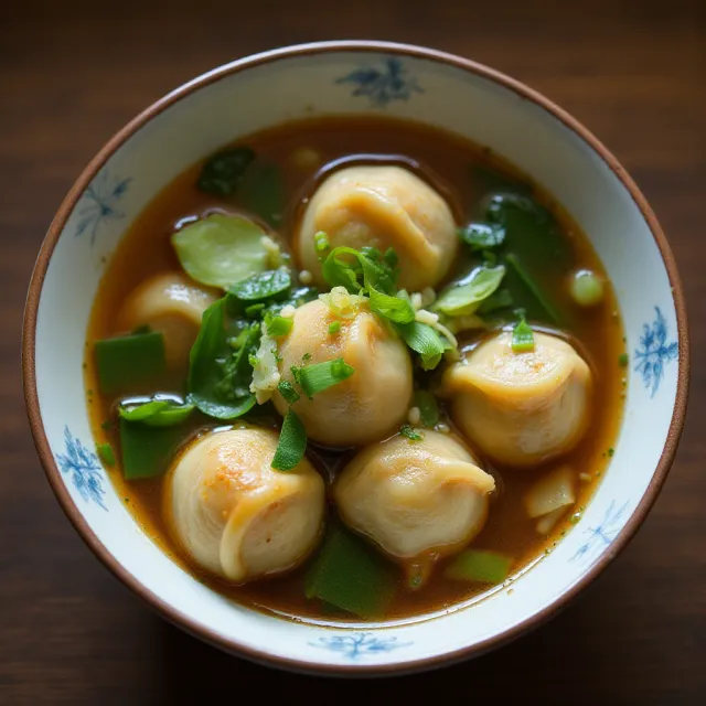 Lazy Wonton Soup