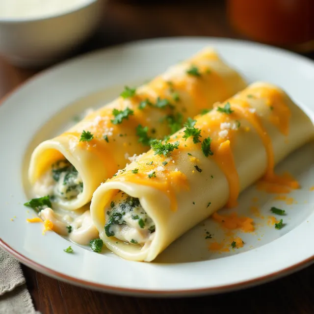 Shortcut Chicken Manicotti