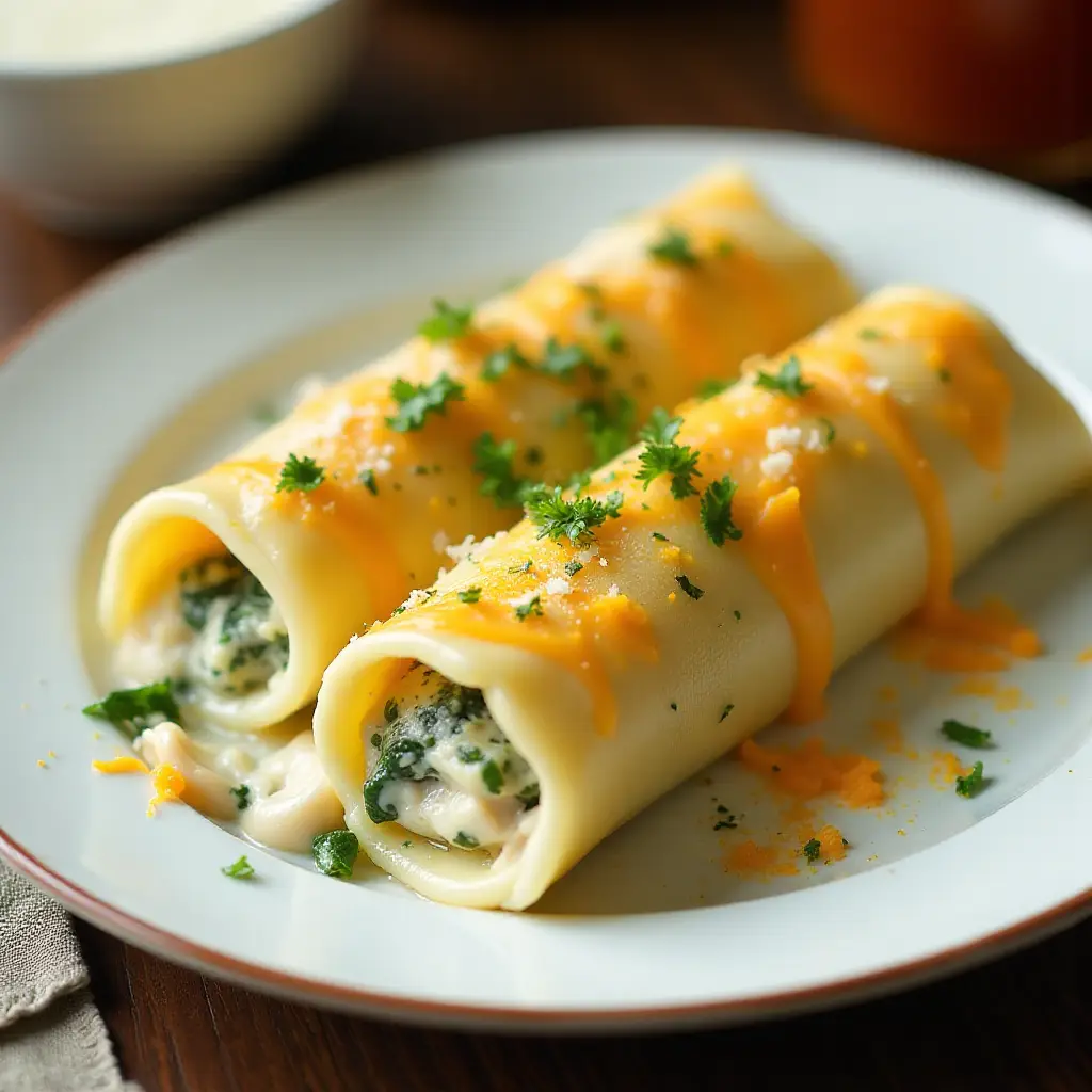 Shortcut Chicken Manicotti