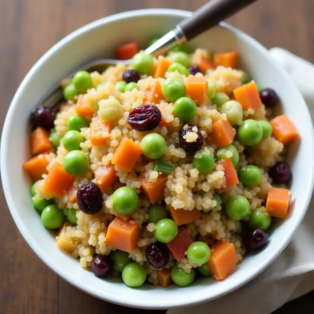 Easy Quinoa and Edamame Salad