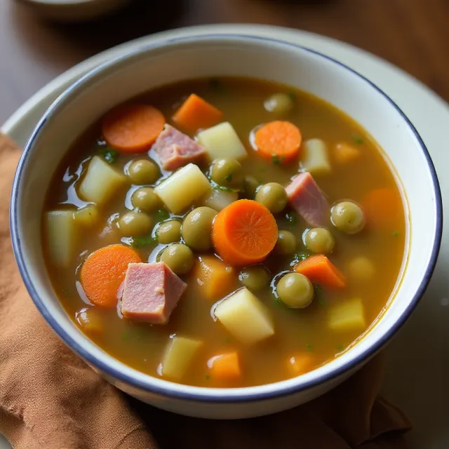 Rick's Yummy Split Pea Soup with Ham