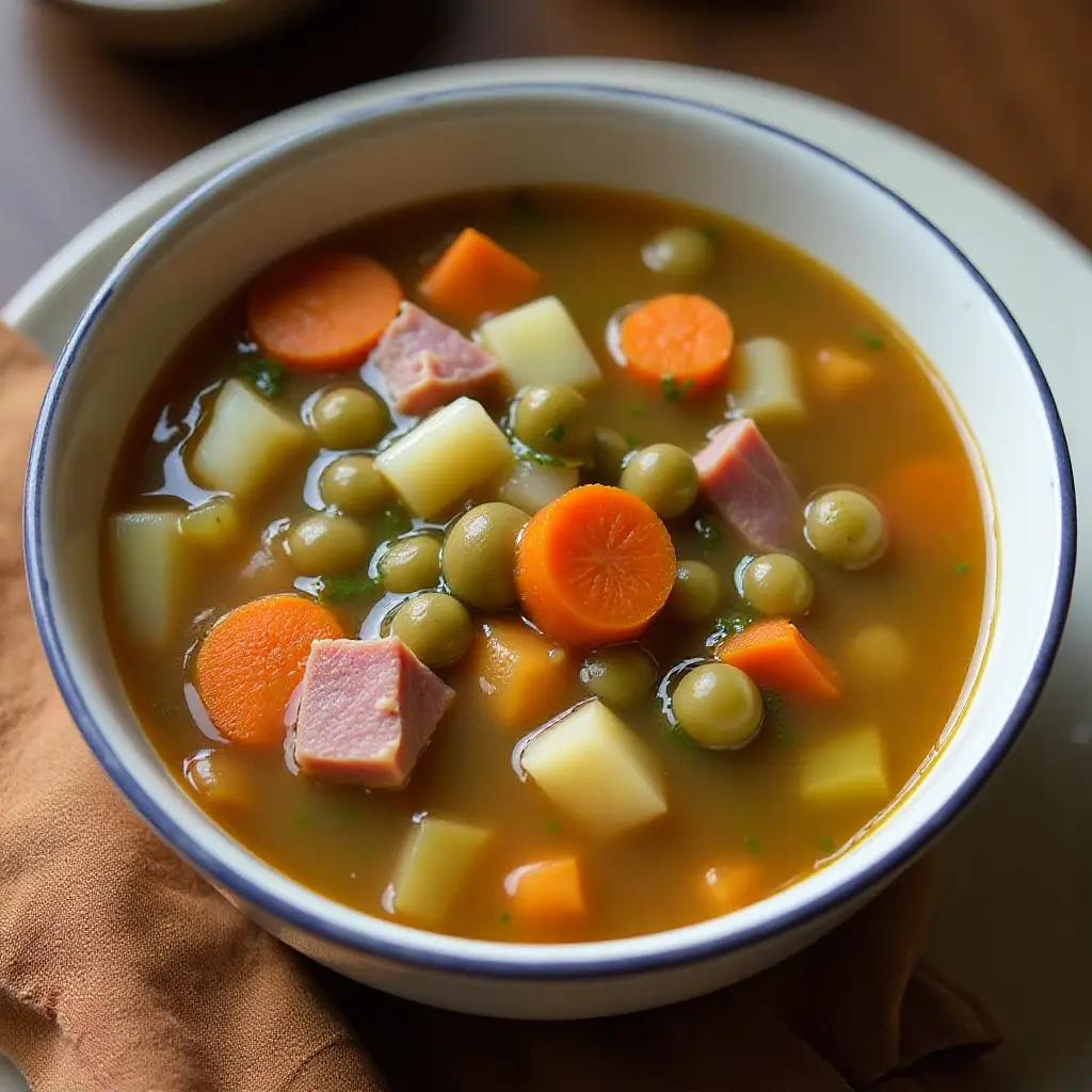 Rick's Yummy Split Pea Soup with Ham