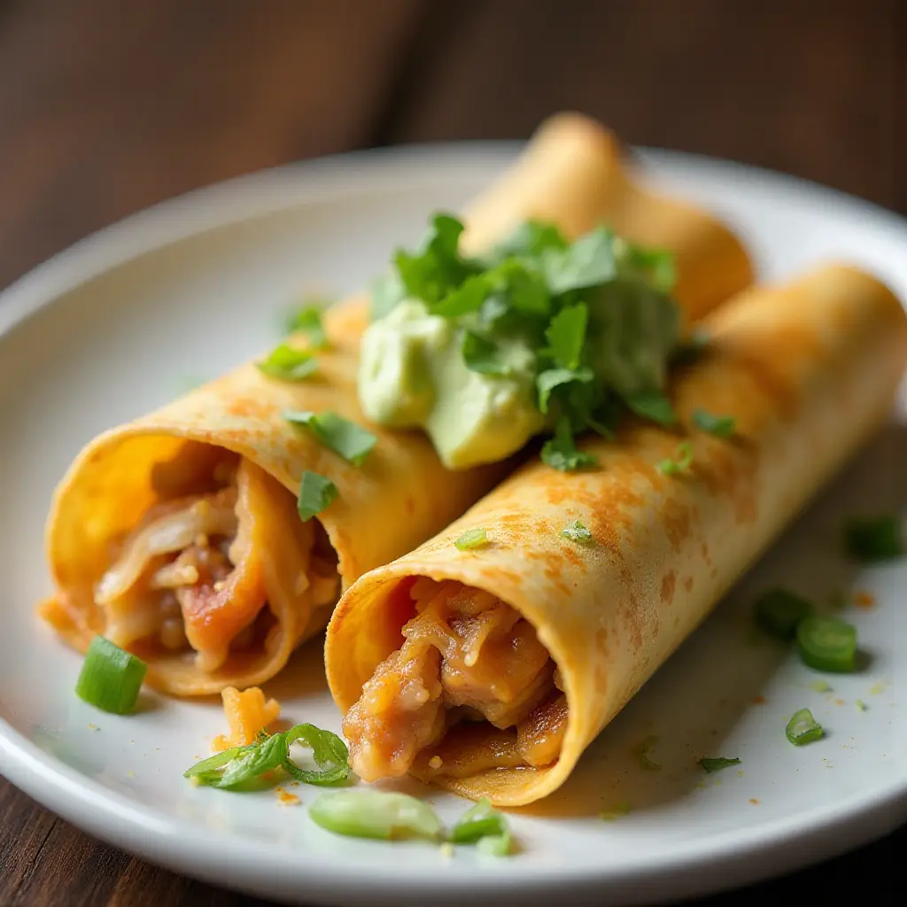 Crispy Turkey Flautas