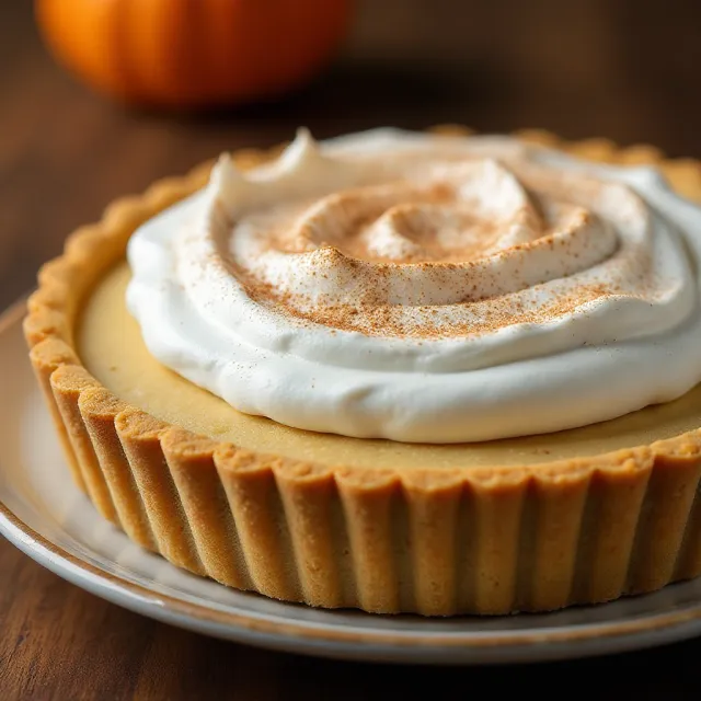 No-Bake Pumpkin Cheesecake Pie