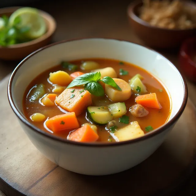 Hearty Chicken Vegetable Soup I